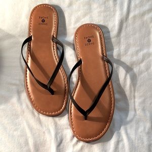Shade & Shore sandals.  Size 7. Black.